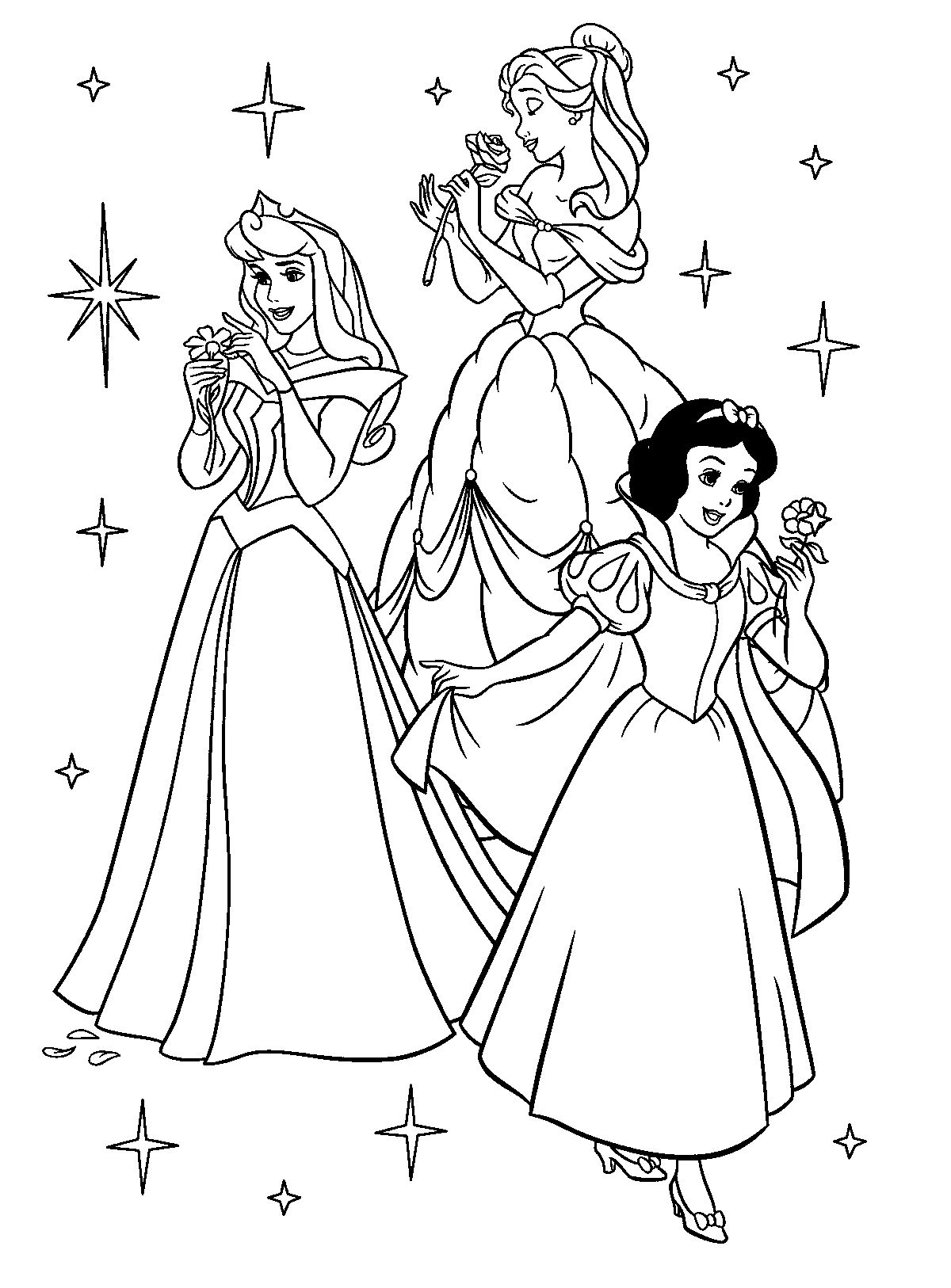 princess coloring pages printable