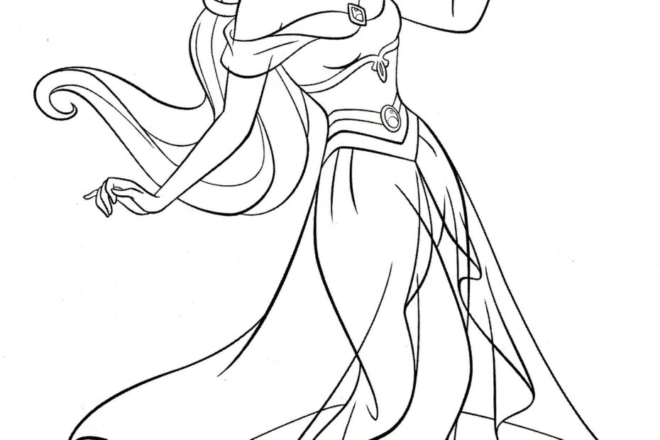 Coloring Pages Populor Cartoon Charactors Aladdin Coloring Pages