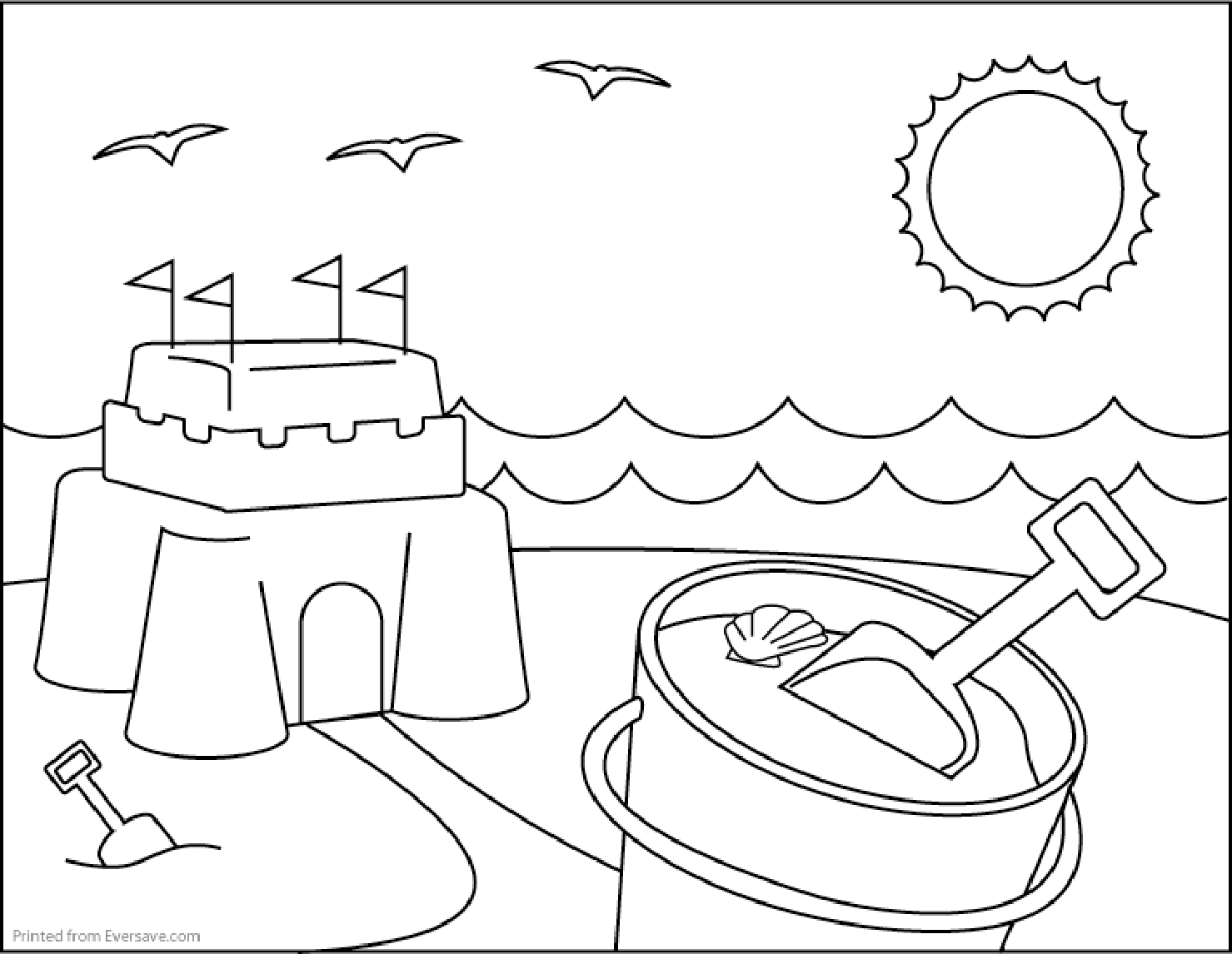 Coloring Pages Summer Coloring Pages Free Large Images Printable 