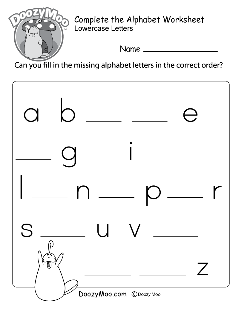 letters of the alphabet printable