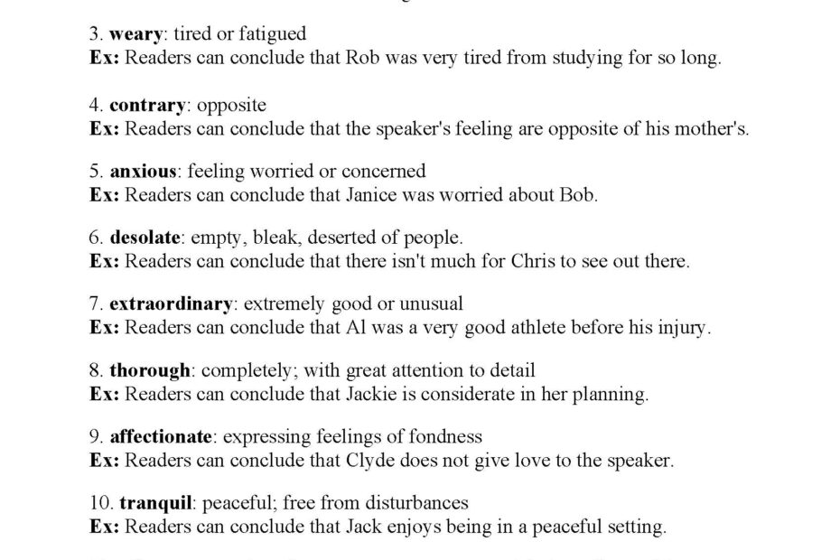 Context Clues Worksheet 1 5 Reading Activity