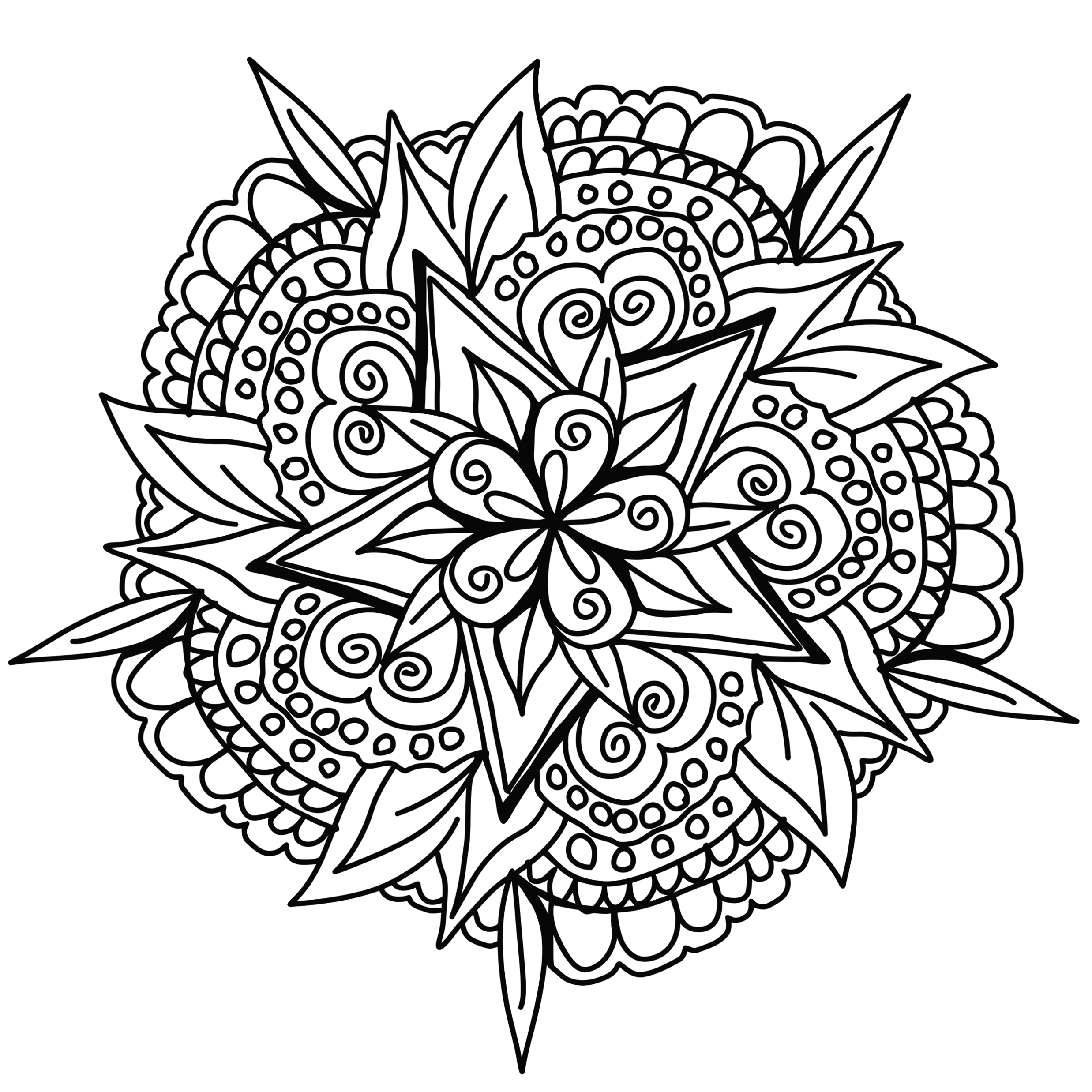 Cool Awesome Coloring Page Free Digitally made Illustrations On Creazilla