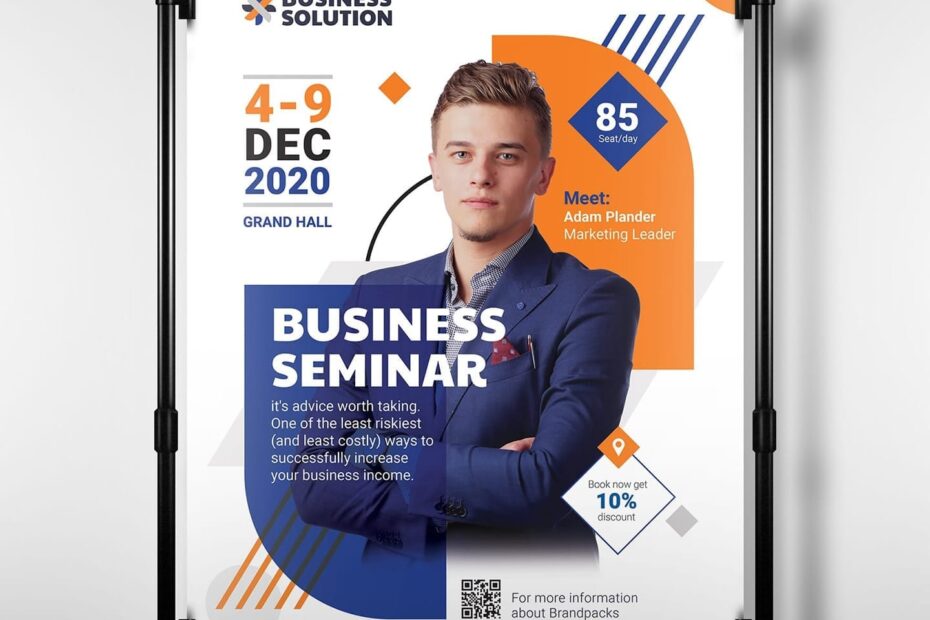 Corporate Event Poster Banner Template PSD Ai U0026 Vector BrandPacks