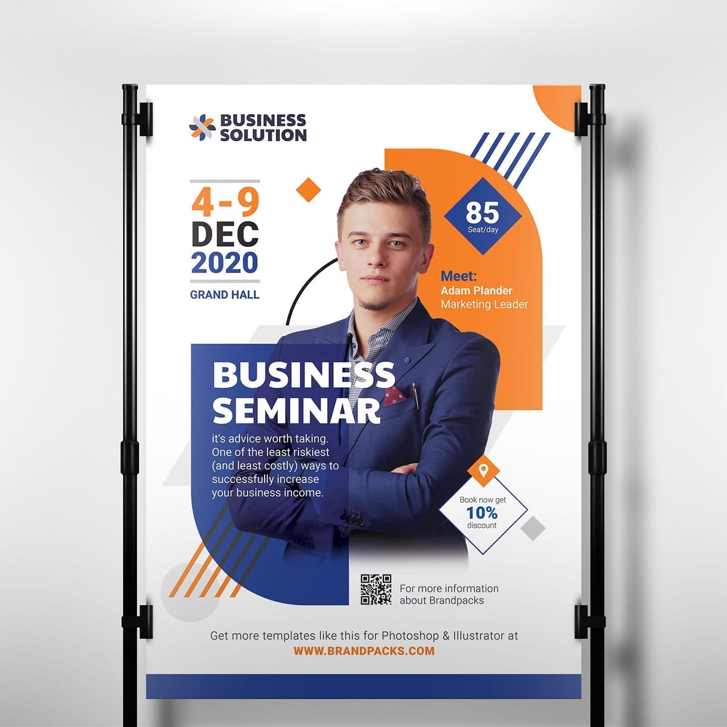 Corporate Event Poster Banner Template PSD Ai U0026 Vector BrandPacks