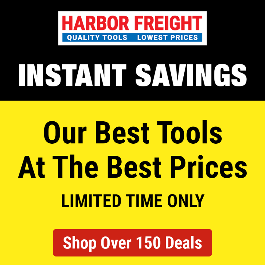 Coupons And Instant Savings Over 150 Items On Sale Harbor Freight Coupons