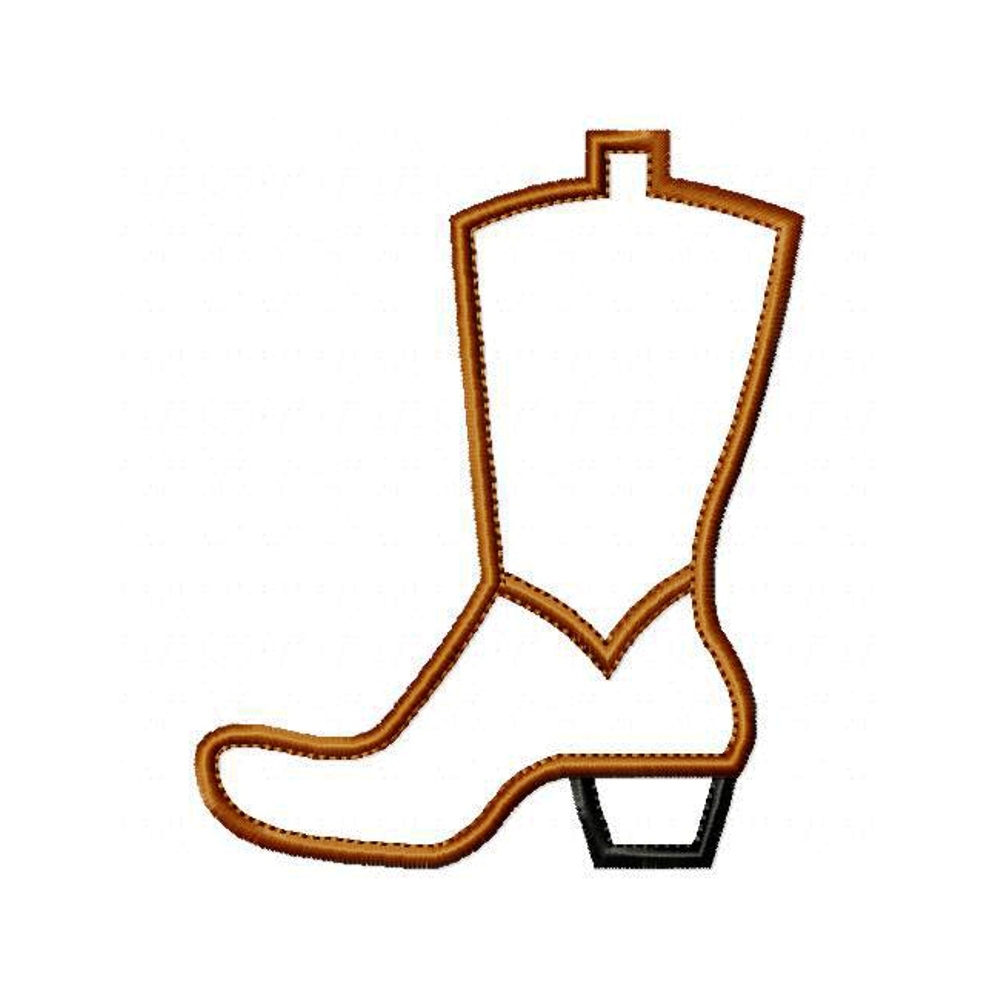 cowboy boot printable template