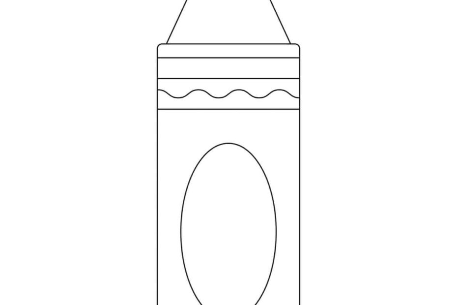 Crayon Template Childhood Magic