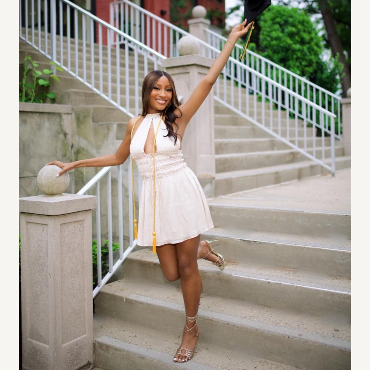 Cream Colored Dress In Near Perfect Condition Wore 