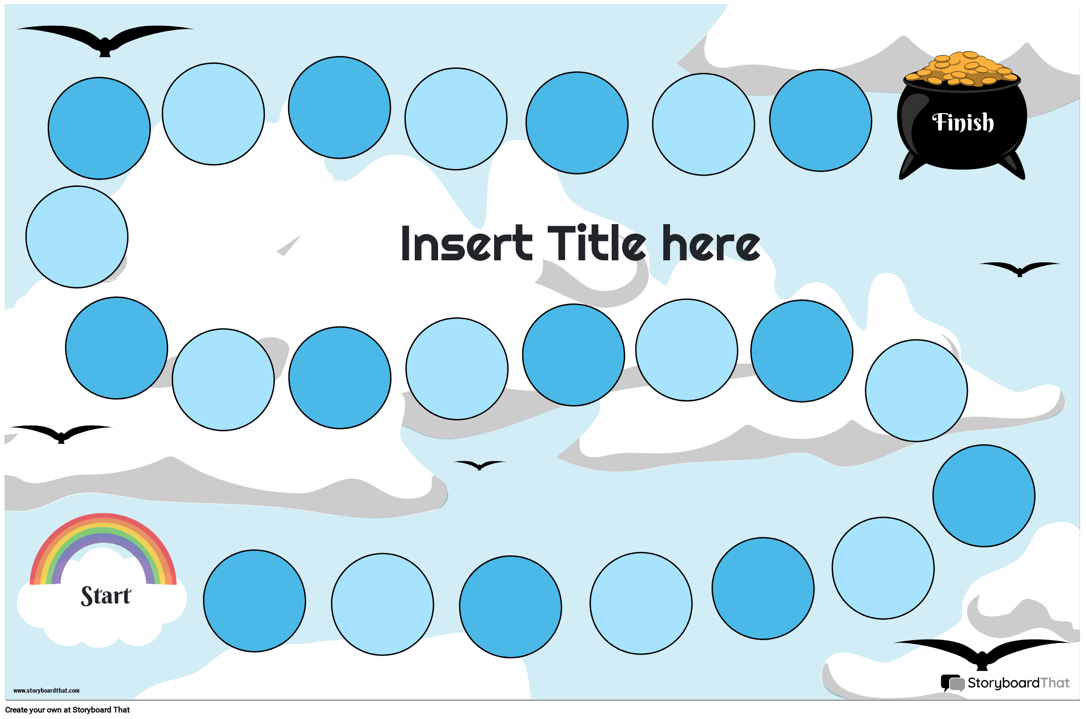 printable board game template