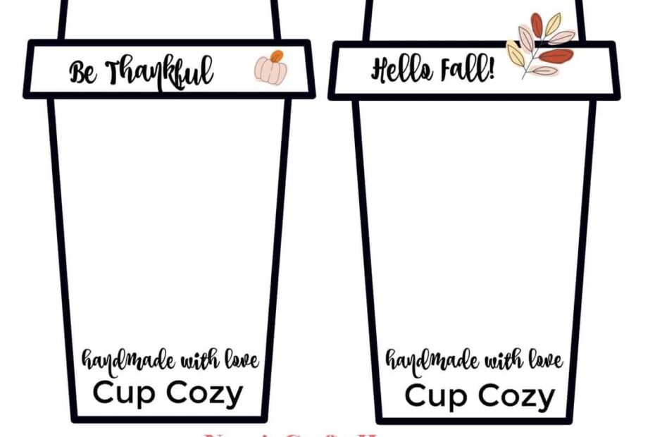 Crochet Coffee Cozy Free Beginner Cup Cozy Crochet Pattern