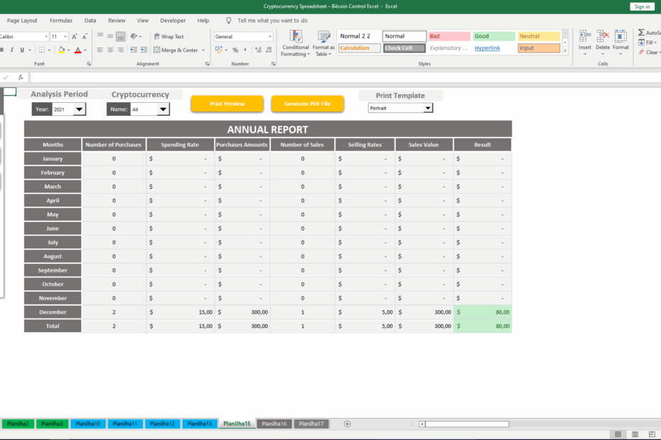 Cryptocurrency Spreadsheet Bitcoin Control Excel Spreadsheets Templates
