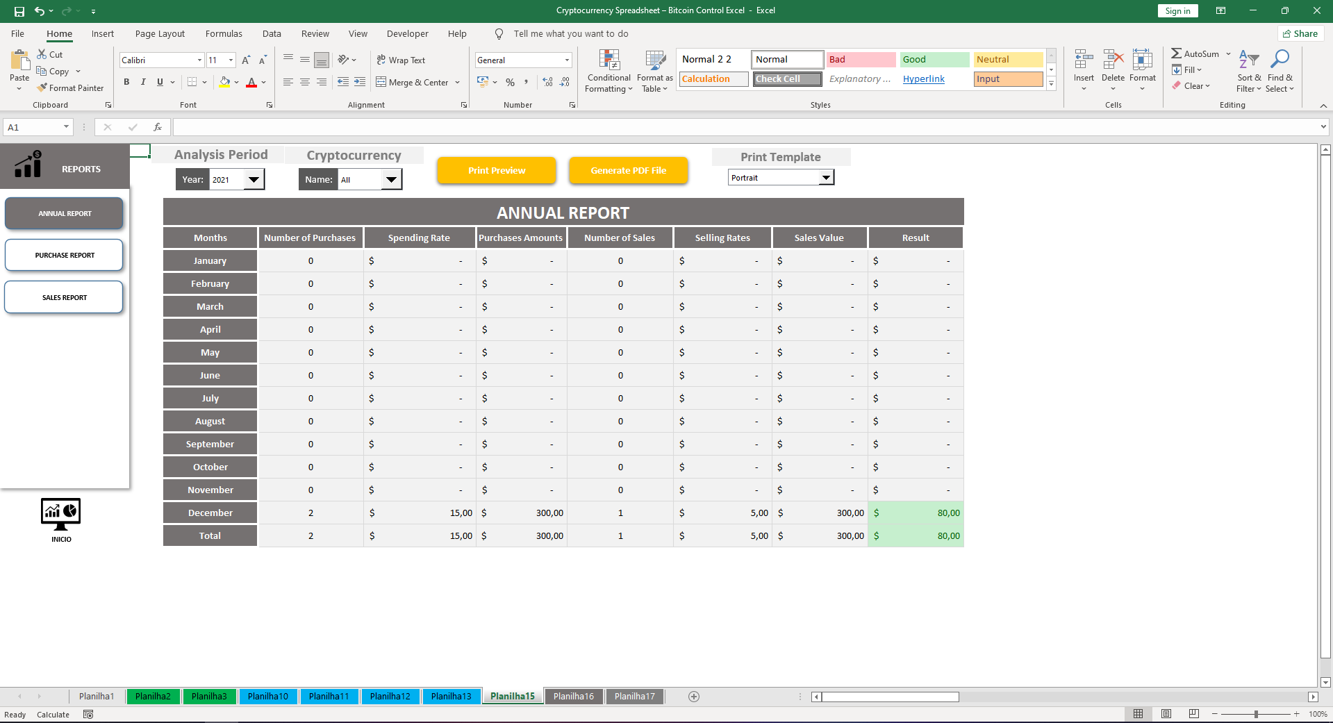 Cryptocurrency Spreadsheet Bitcoin Control Excel Spreadsheets Templates