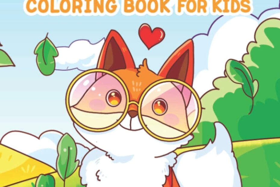 Cute Animal Coloring Book For Kids Fun And Easy Coloring Pages In