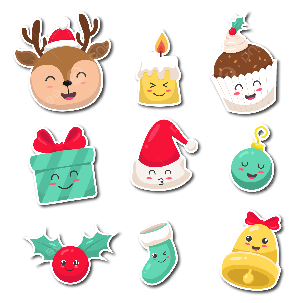 Cute Christmas Clipart Images Free Download PNG Transparent Background Pngtree