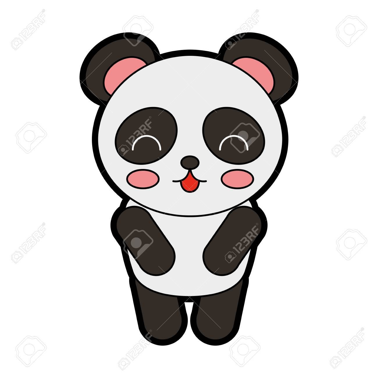 Cute Color Panda Bear Vector Graphic Design Royalty Free SVG Cliparts Vectors And Stock Illustration Image 79193933 