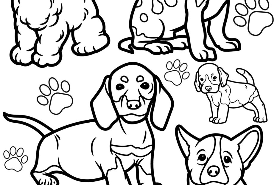 Cute Dog Coloring Pages To Print Crafty Morning Worksheets Library
