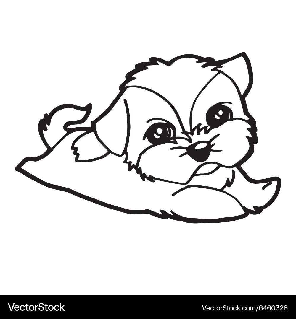 coloring pages of cute dogs