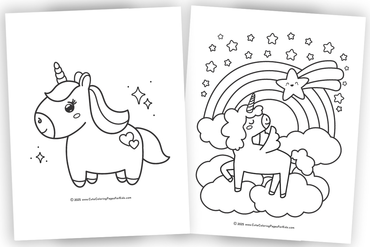 free printable coloring pages unicorns