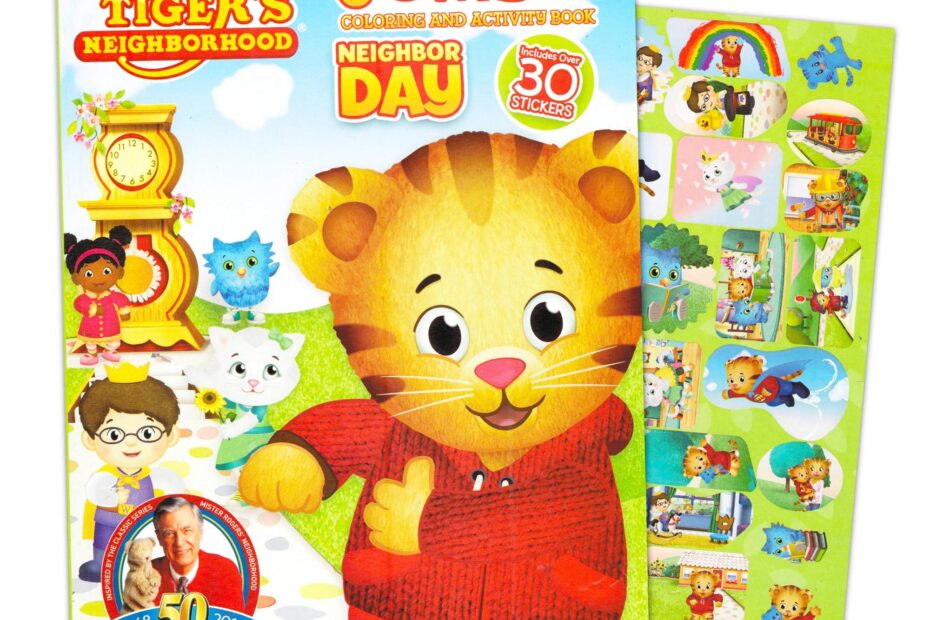 Daniel Tiger Coloring And Activity Book With Stickers Amazon co uk Outlet