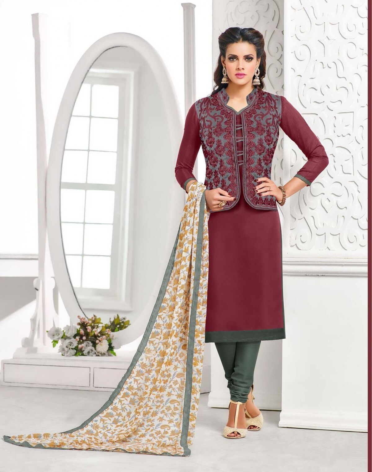 maroon dress color
