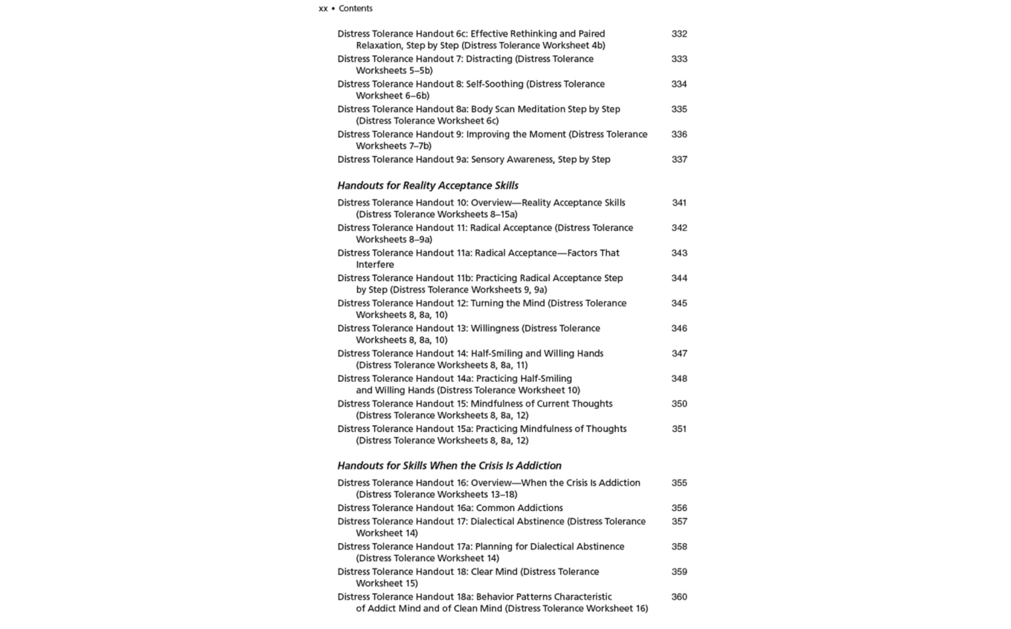 DBT Skills Training Handouts And Worksheets Books