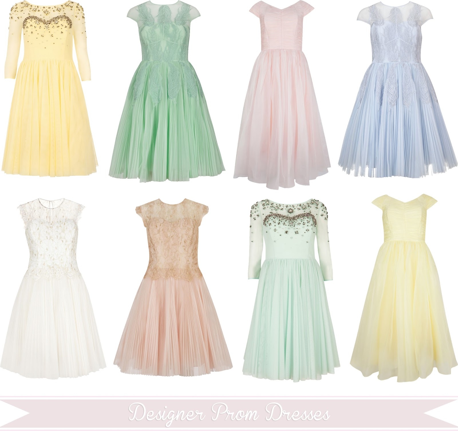 pastel colored dress