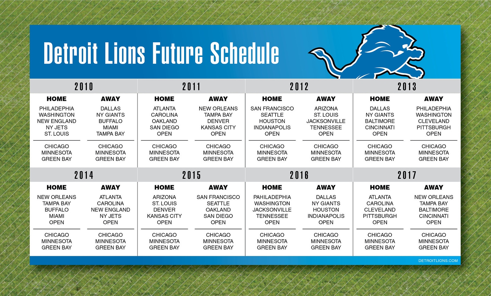 Detroit Lions Future Schedule Kishcollageit Flickr