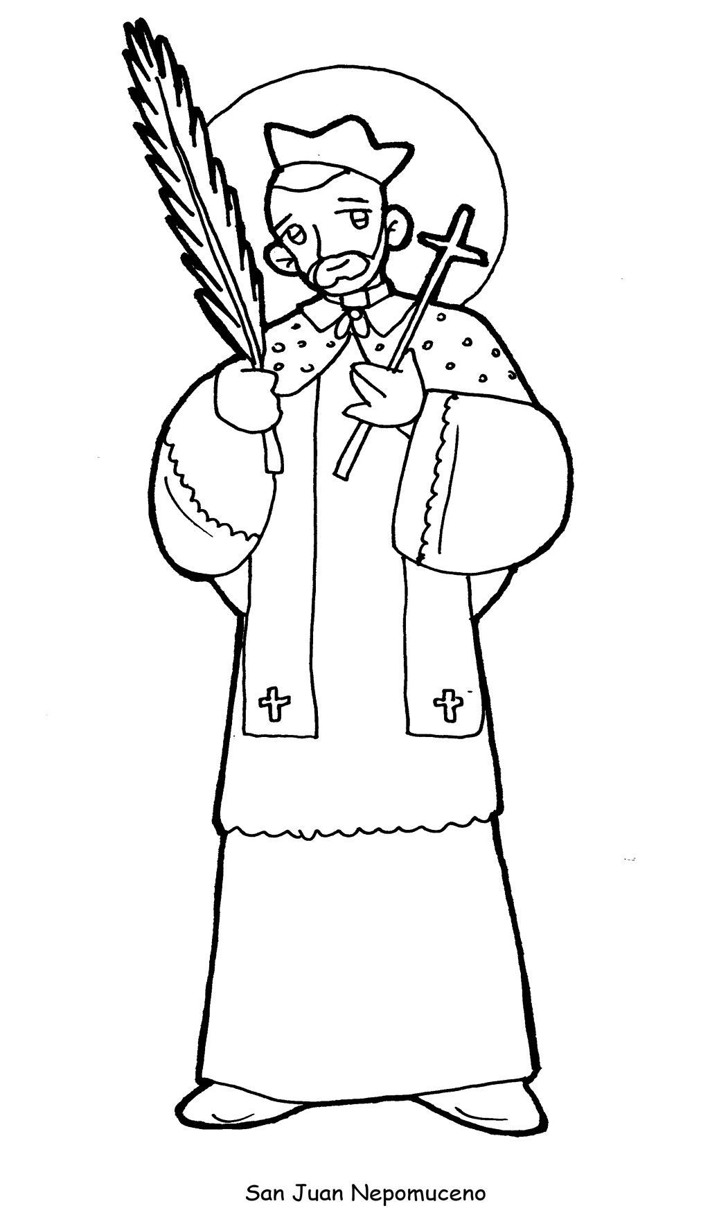 Dibujos Para Catequesis SAN JUAN NEPOMUCENO