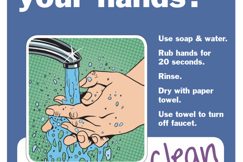 Did You Wash Your Hands Poster Multiple Languages