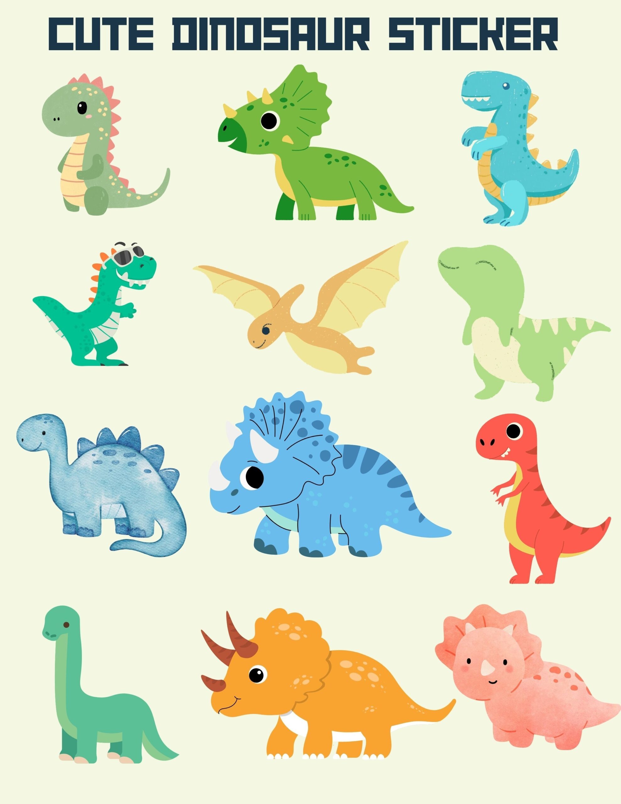 dinosaur printable