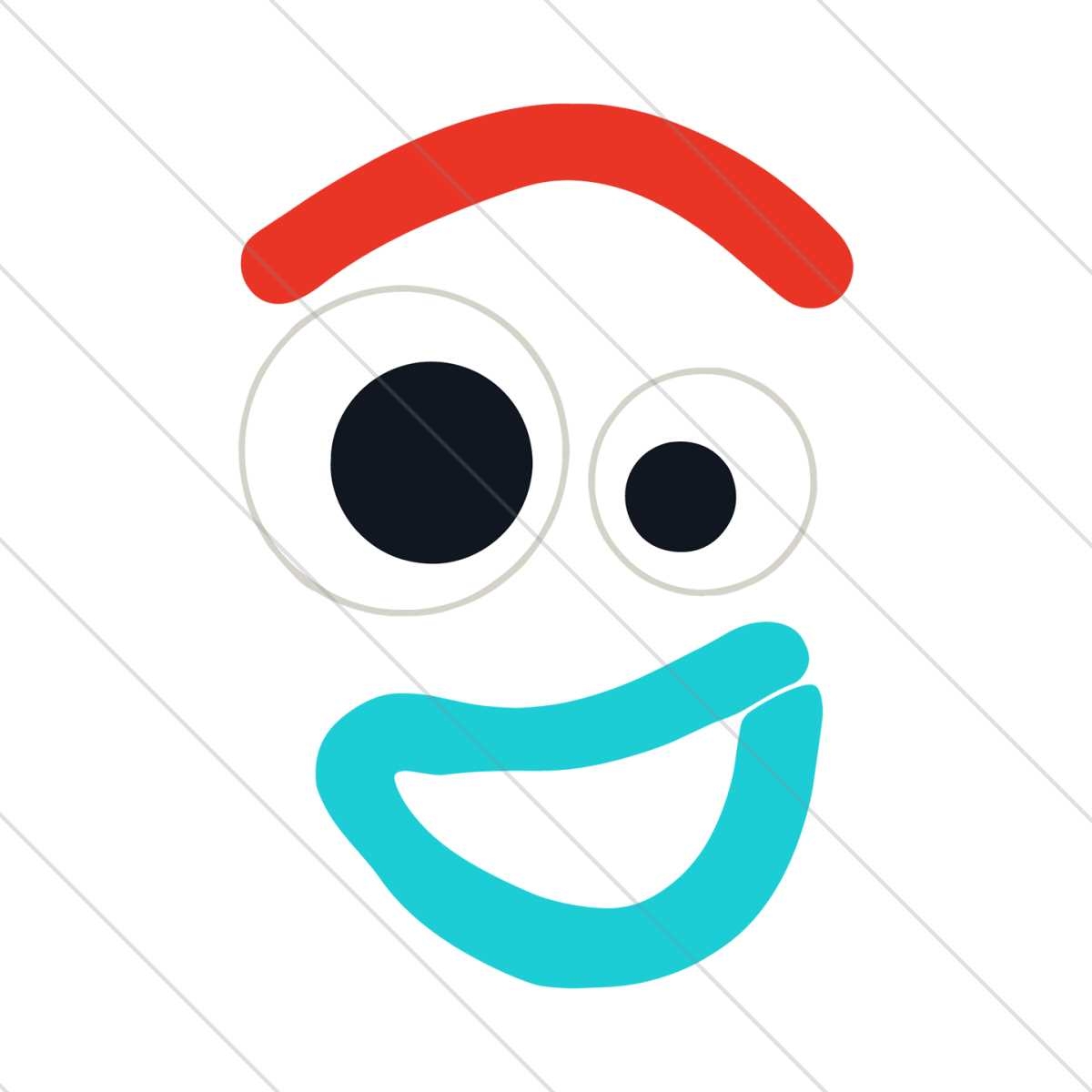 Disney And PIXAR Toy Story 4 Forky Smiling Costume forky Silhouette Disney Svg Forky Svg Toy Story 4 Pixar Svg Disn