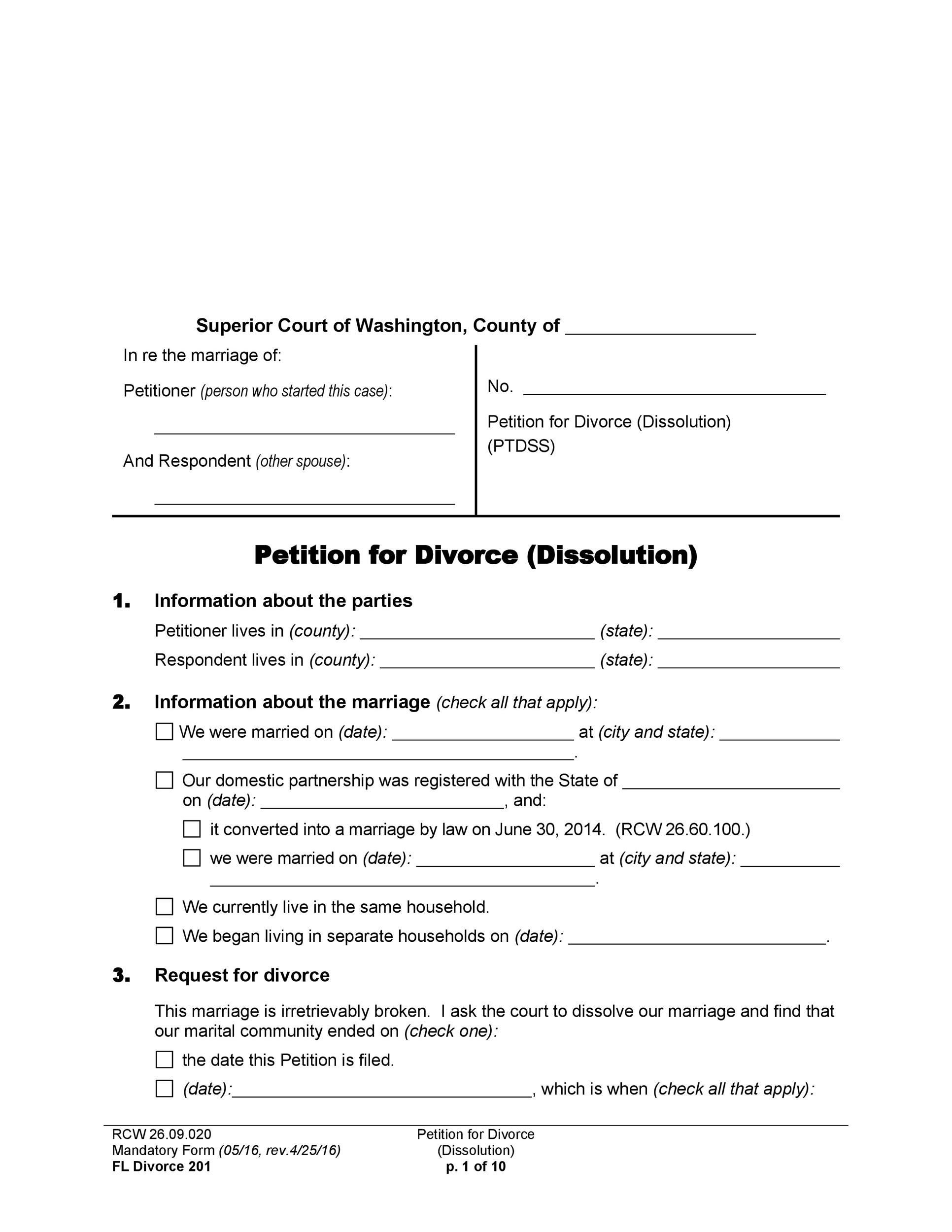 Divorce Paperwork Best Sale