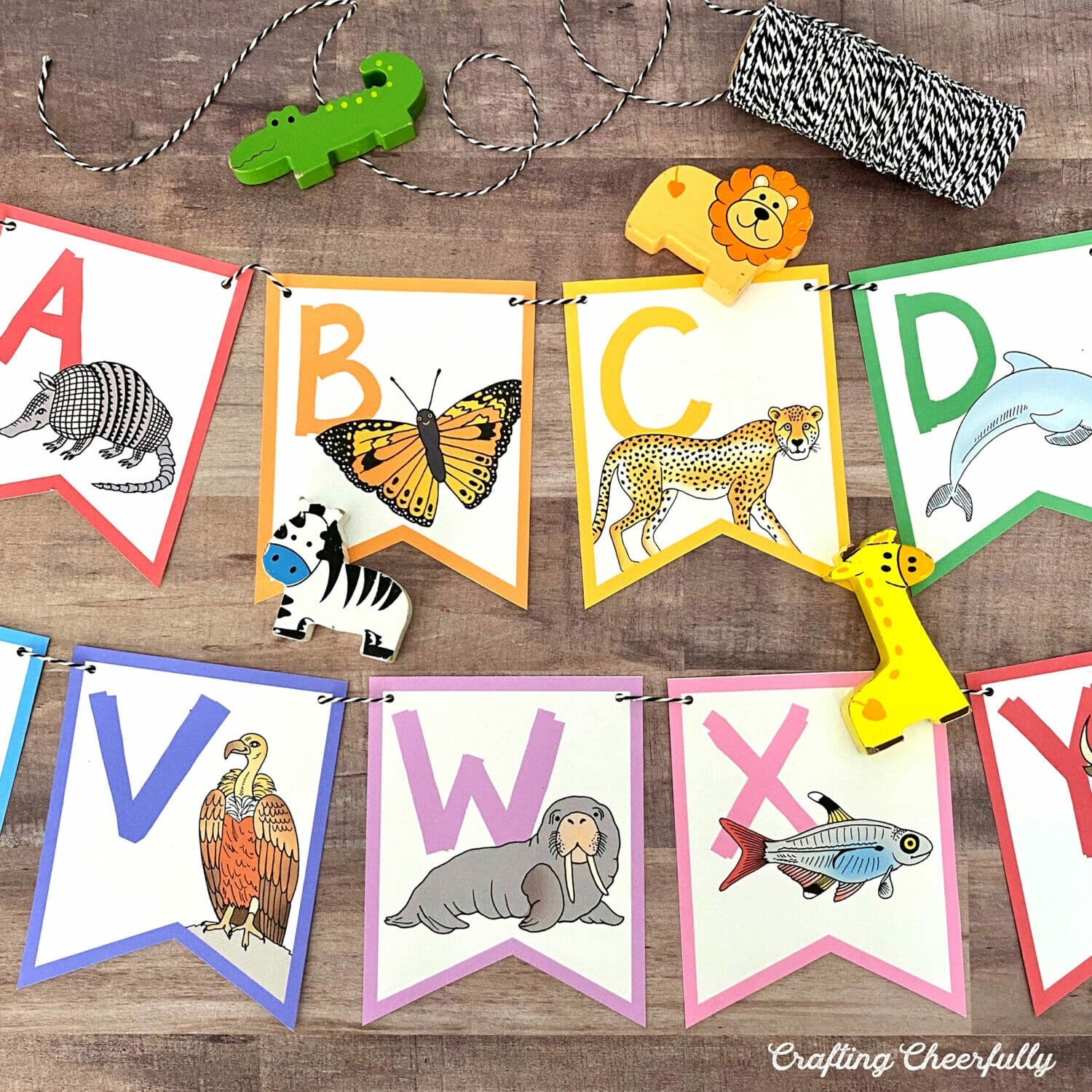 animal alphabet printable