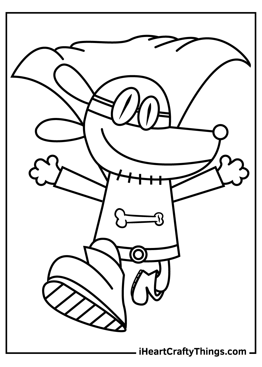 Dog Man Coloring Pages 15 Free Printables 