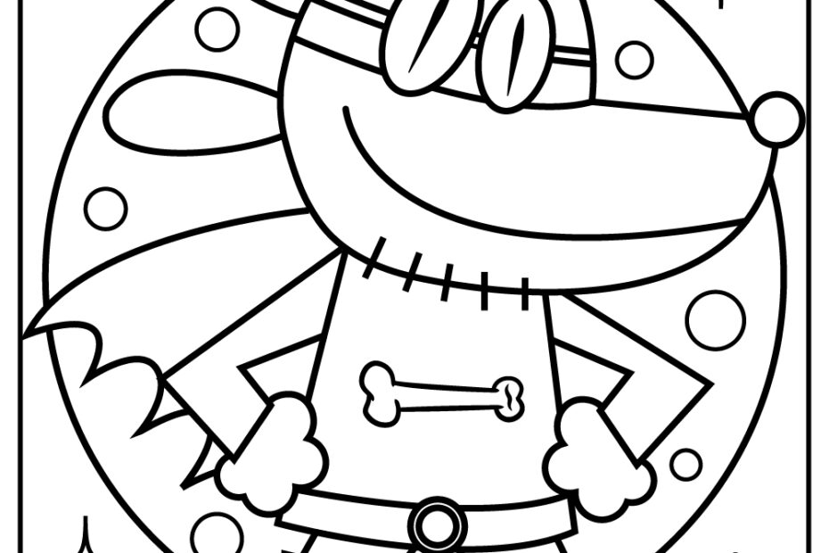Dog Man Coloring Pages 15 Free Printables