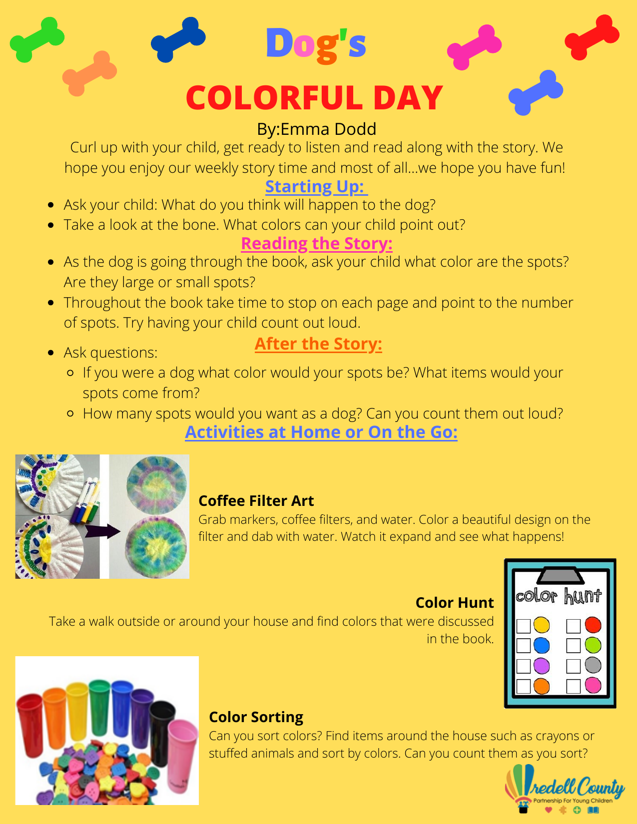 Dog s Colorful Day Activity Guide