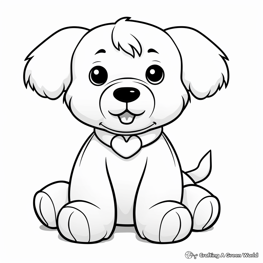 Dog Toy Coloring Pages Free U0026 Printable 