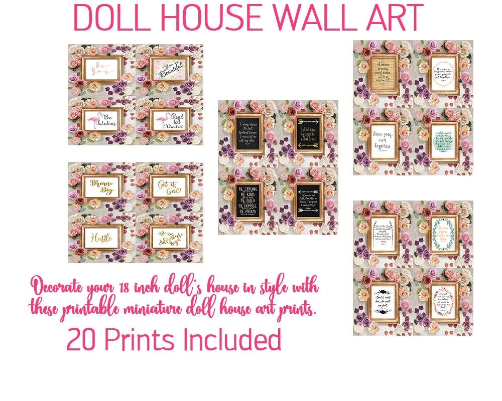 free dollhouse printables