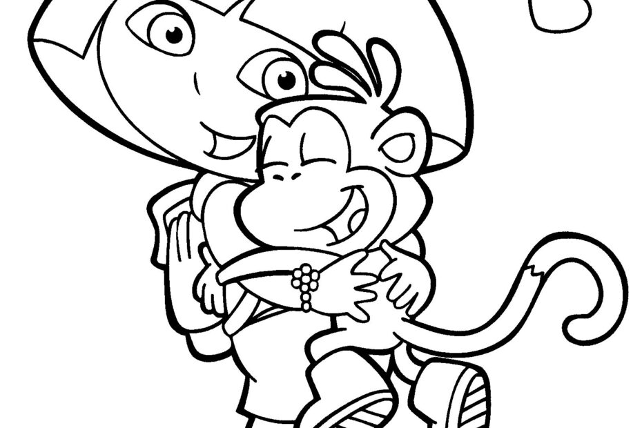 Dora Coloring 1 Dora Coloring Pages And Printables Website
