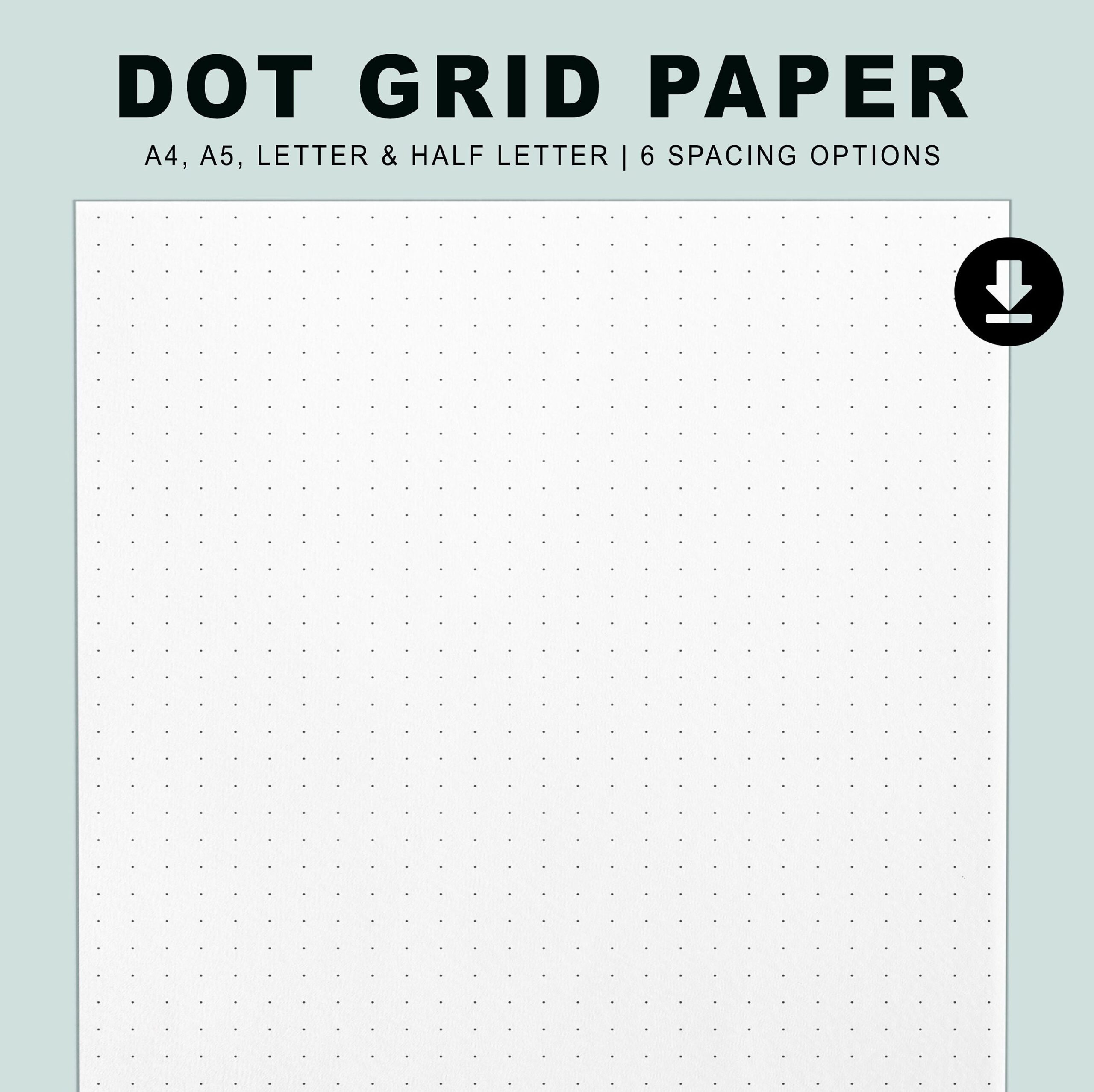 dot graph paper printable