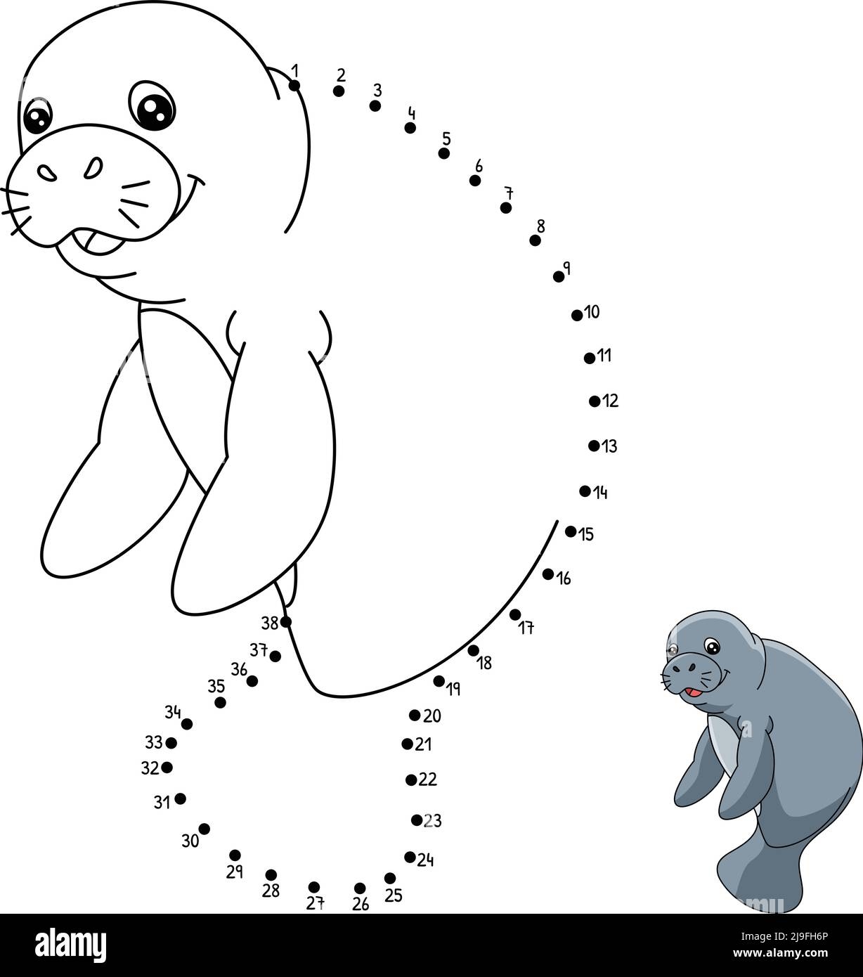 manatee pictures to color