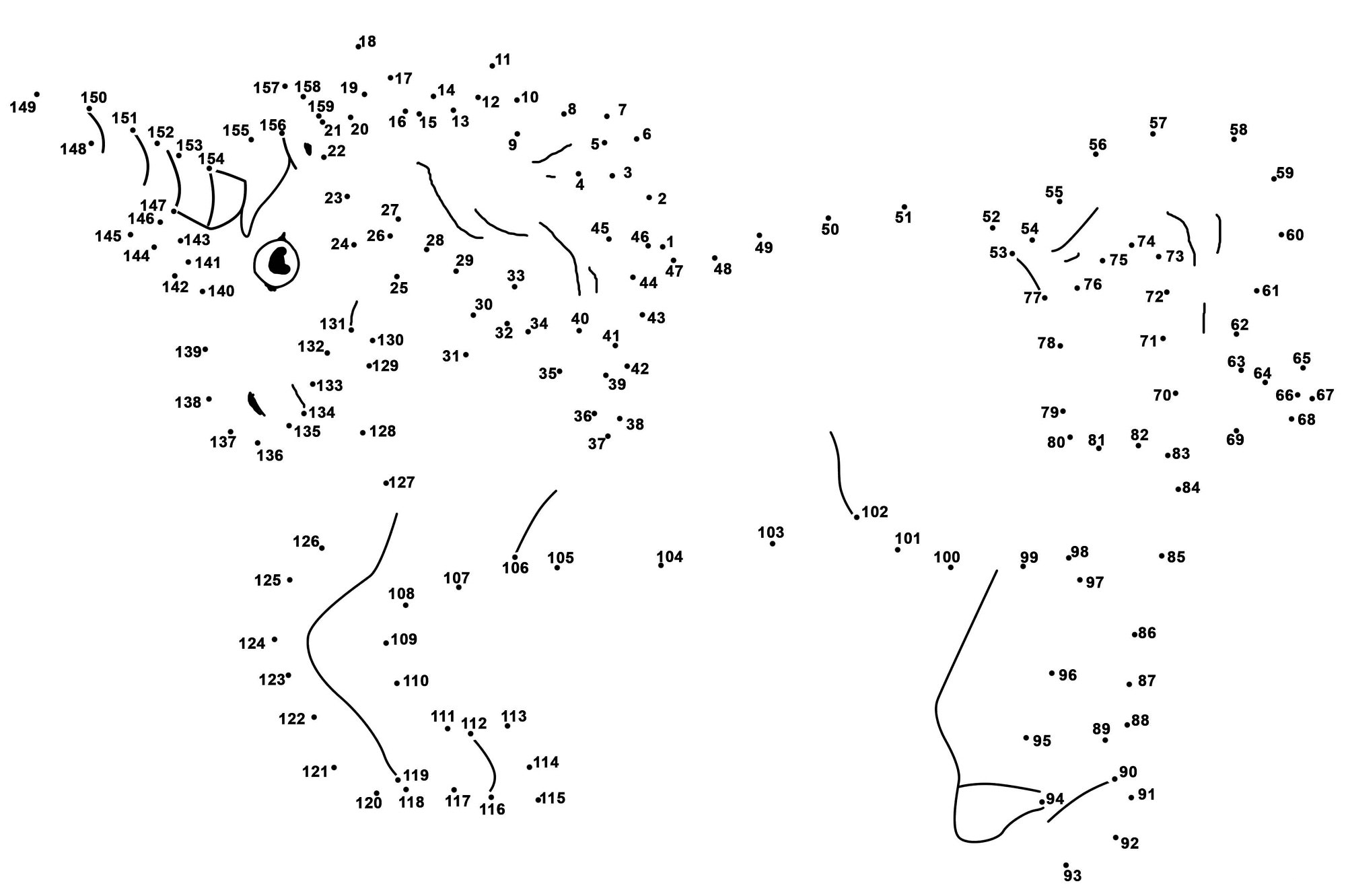 free printable dot to dot