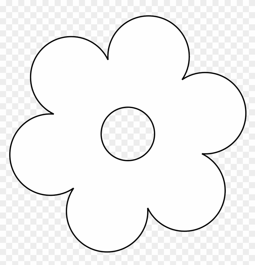 Download Free Printable Clipart And Coloring Pages Flower White 
