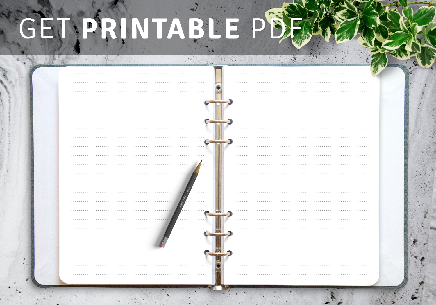 Download Printable Dotted Lined Paper Printables 8 7 Mm Line Height PDF