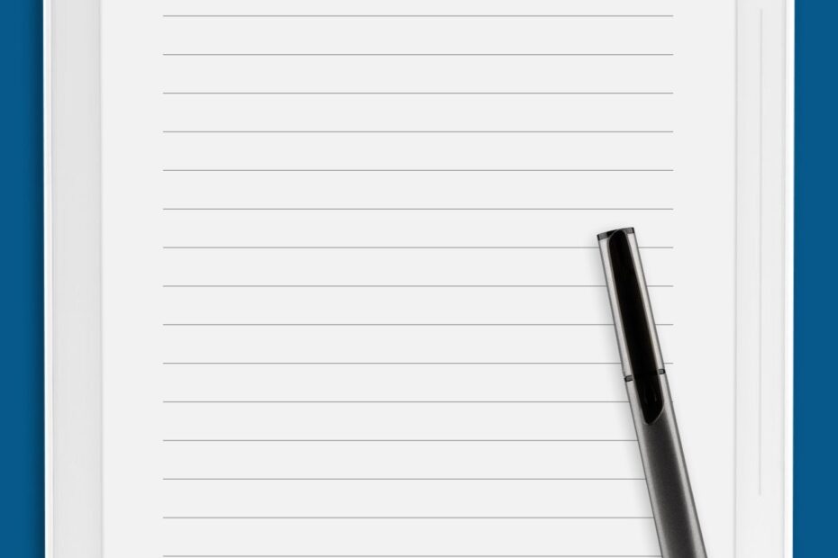Download Printable Lined Paper Template 10mm PDF