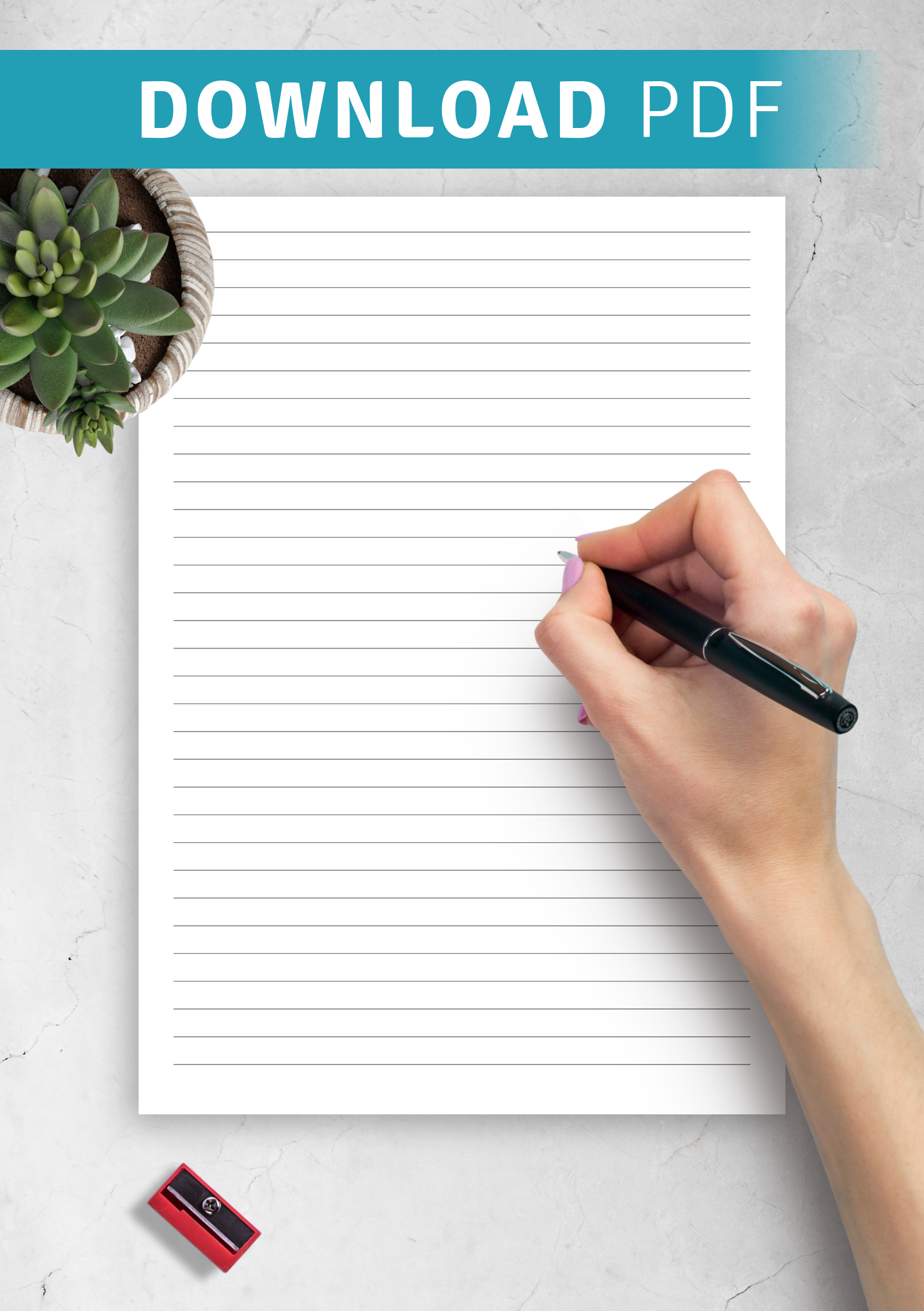 printable lined paper pdf free download