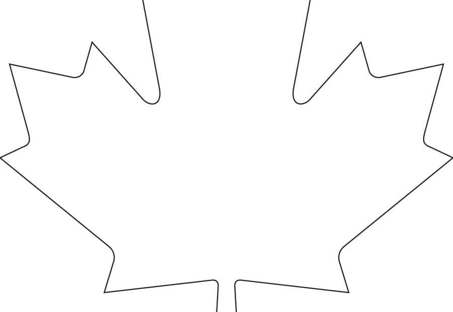 Downloadable Maple Leaf Template For Your Canada Day Crafts Canadian Living
