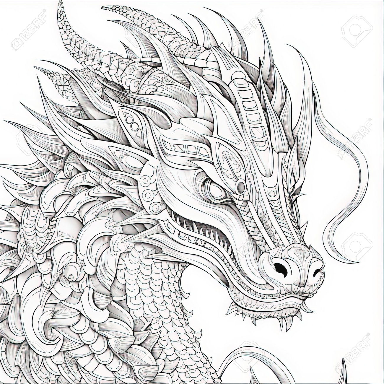 dragon pictures coloring