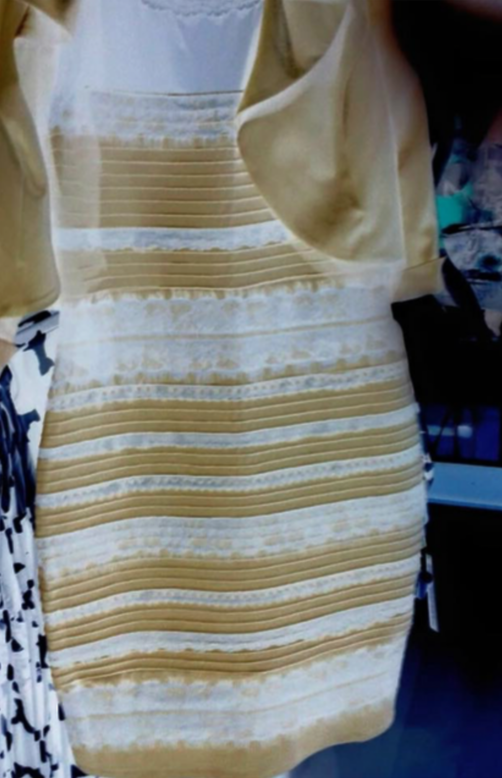 Dress That Changes Color White And Gold Top