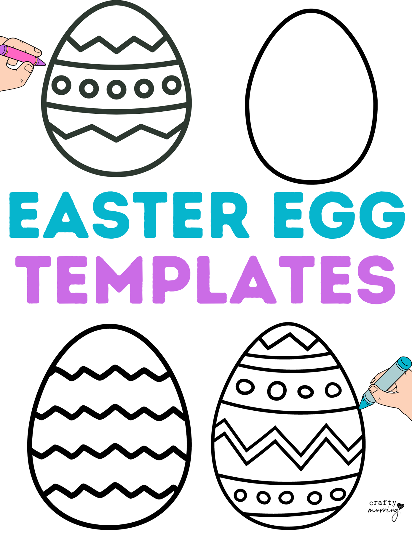 egg template free printable